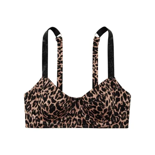 Victoria's Secret Two Piece Swimsuits Women's Leopard Print Diamond