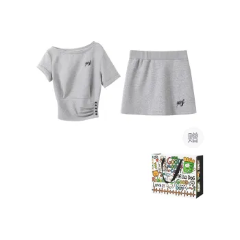 Dippanis Two Piece Skirt Sets Women's