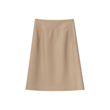 DETTAGLI Casual Long Skirts Women's Camel Style