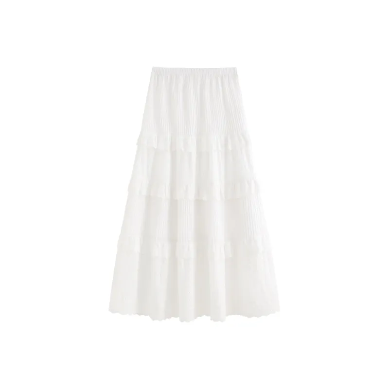 JEANSWEST Casual Long Skirt Women's-2