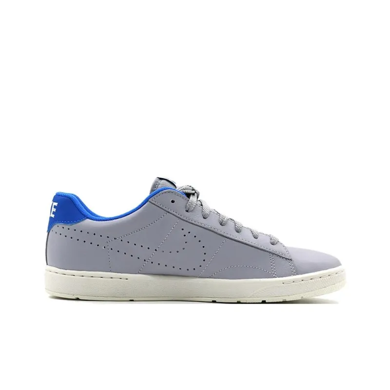 Nike Tennis Classic Cushioning, Wear Resistant Low Top Tennis Shoes Men's Blue Gray-1