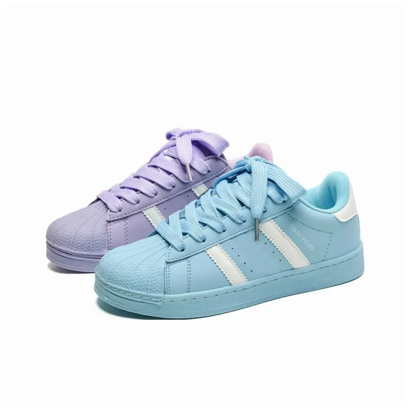 OAOQ Cushioning, Abrasion Resistant, Lightweight, And Breathable Low Top Skateboard Shoes Unisex-58