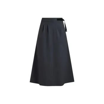 Under Armour Casual Long Skirt Women's Rhinoceros Gray
