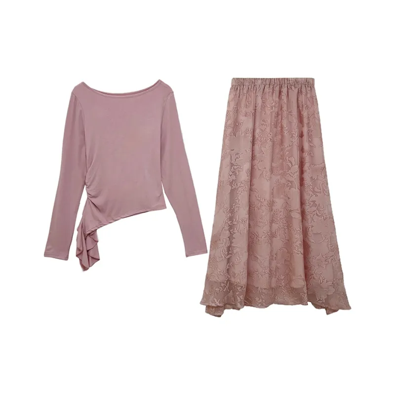 Icicofficial Two Piece Skirt Sets Women's-0