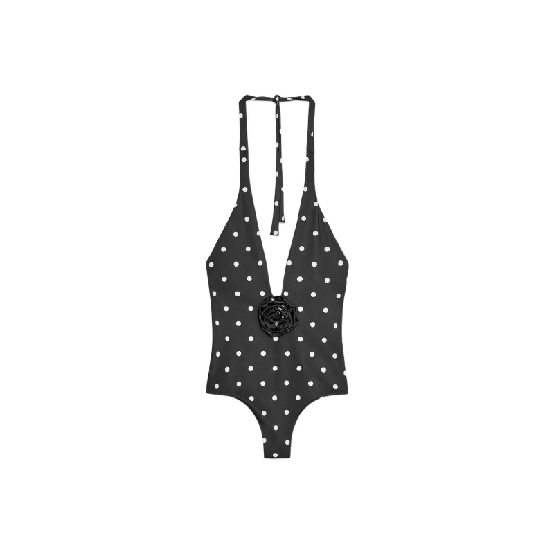 ZARA One piece Swimsuit Women's Black-0