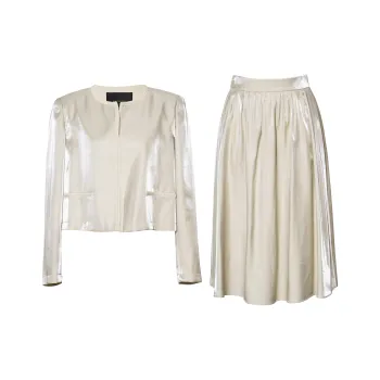 ROEYSHOUSE Skirt Set Women's Apricot