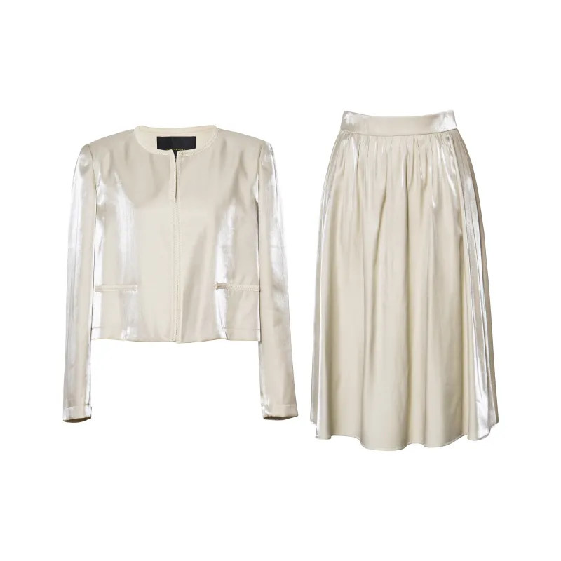 ROEYSHOUSE Skirt Set Women's Apricot-0