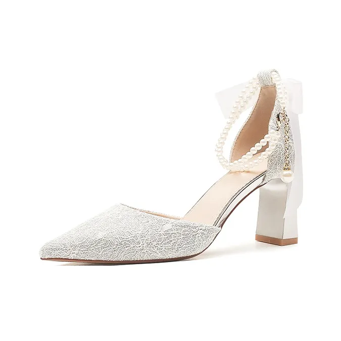 MADALLO Chunky Heel High Heels Women's-0