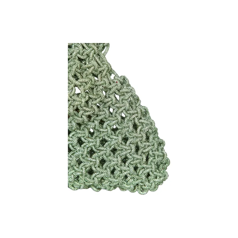 HIBOURAMA Resin With Crystal Handbag Women's Green-3