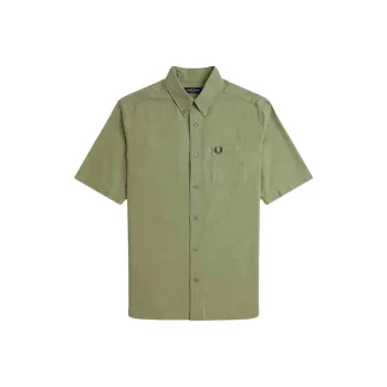 FRED PERRY Shirts Men Army Green KHL