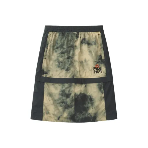 FILA FUSION Casual Short Skirts Women's Light Coffee Beige