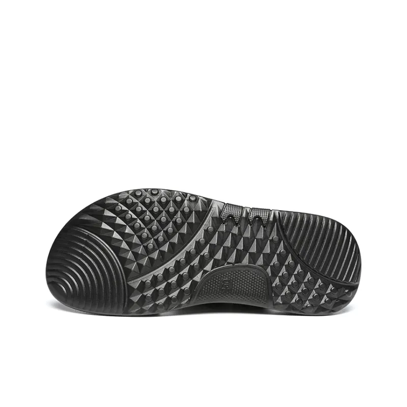 FAPAI Beach Sandals Men's Black-4
