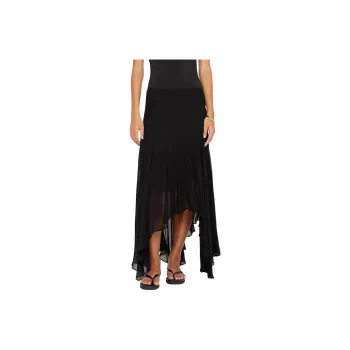 BEC+BRIDGE SONEVA MIDI SKIRT Casual Long Skirt Women's Black