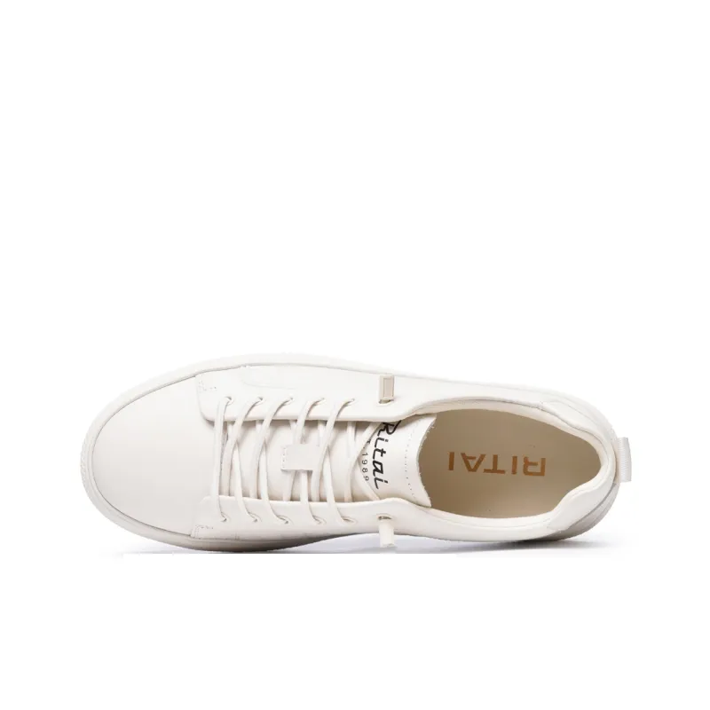 Ritai Low Top Skateboard Shoes Men's White-2
