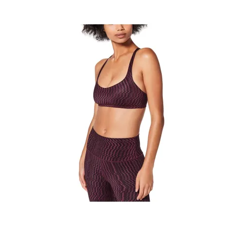 Lululemon Free To Be Bra Sports Underwear Women's Purple Black