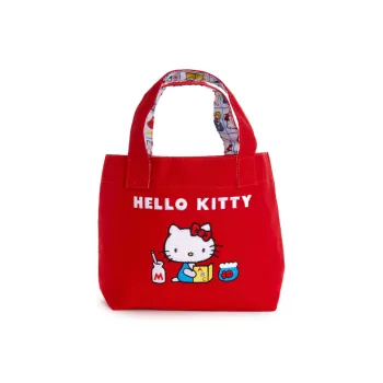 Sanrio Hello Kitty Cartoon Tote Bag, Shopping Bag, Handbag Mini Women's Red