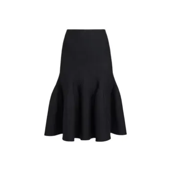 Alaia Godet Knit Midi Skirt