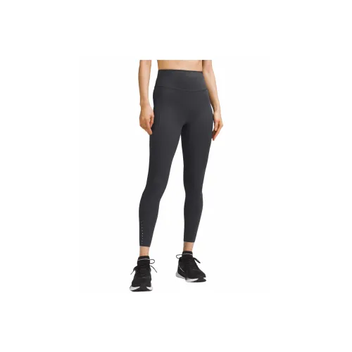 Lululemon Fast And Free Sports Pants Women's Graphite Gray