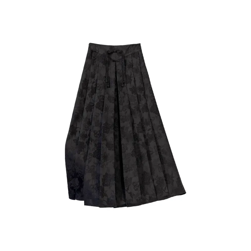 TOUCH Casual Long Skirt Women's Black-0