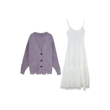 DOSOHEB Two Piece Skirt Sets Women's