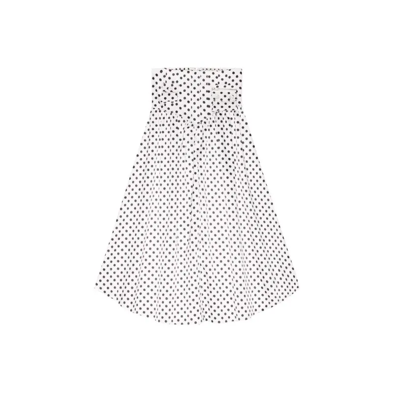 GANNI Polka Dot-print Maxi Skirt-0