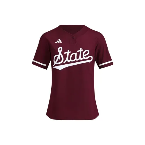 Adidas Free Shipping With AdiClub Mississippi State One Button Softball Jersey