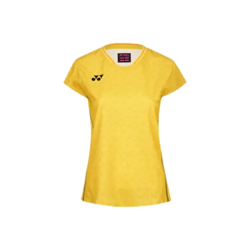 YONEX Badminton Clothing Women's Begonia Flower Yellow
