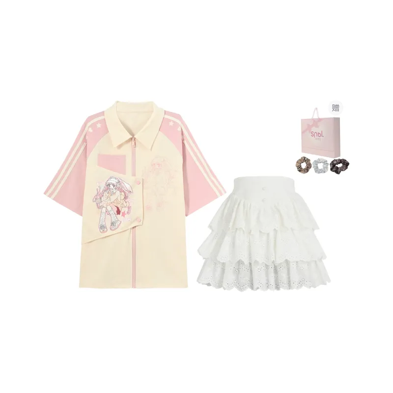 SNBL Skirt Set Women's Coat+Skirt-0