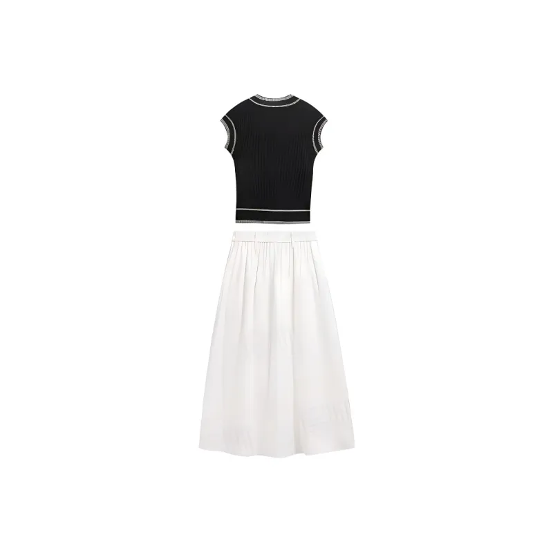 DOSOHEB Two Piece Skirt Sets Women's-1