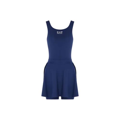 EMPORIO ARMANI EA7 Tennis Outfit Women's Dark Blue