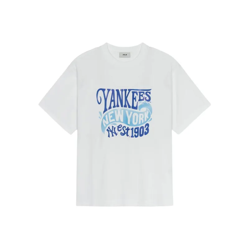 MLB New York Yankees T Shirt Unisex White-0