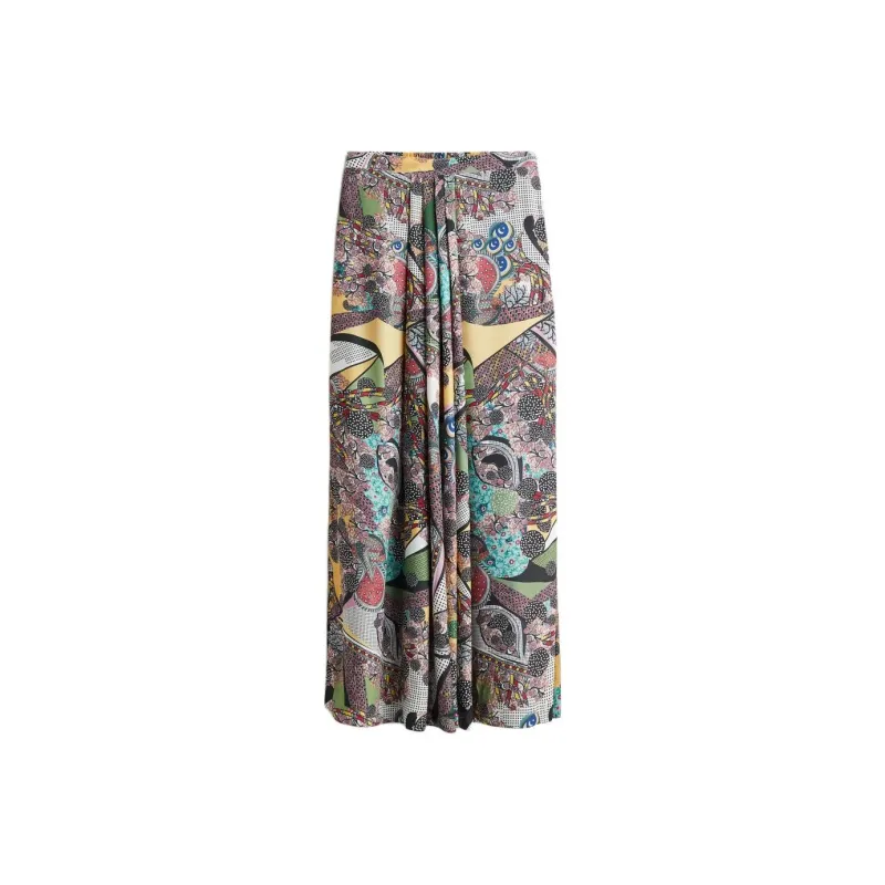 H&M ANAMIKA KHANNA Collaboration Casual Long Skirts Women's Light Pink-0