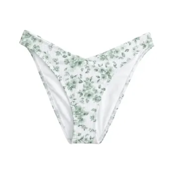 Hollister Swimming Shorts Women's Light Green Floral