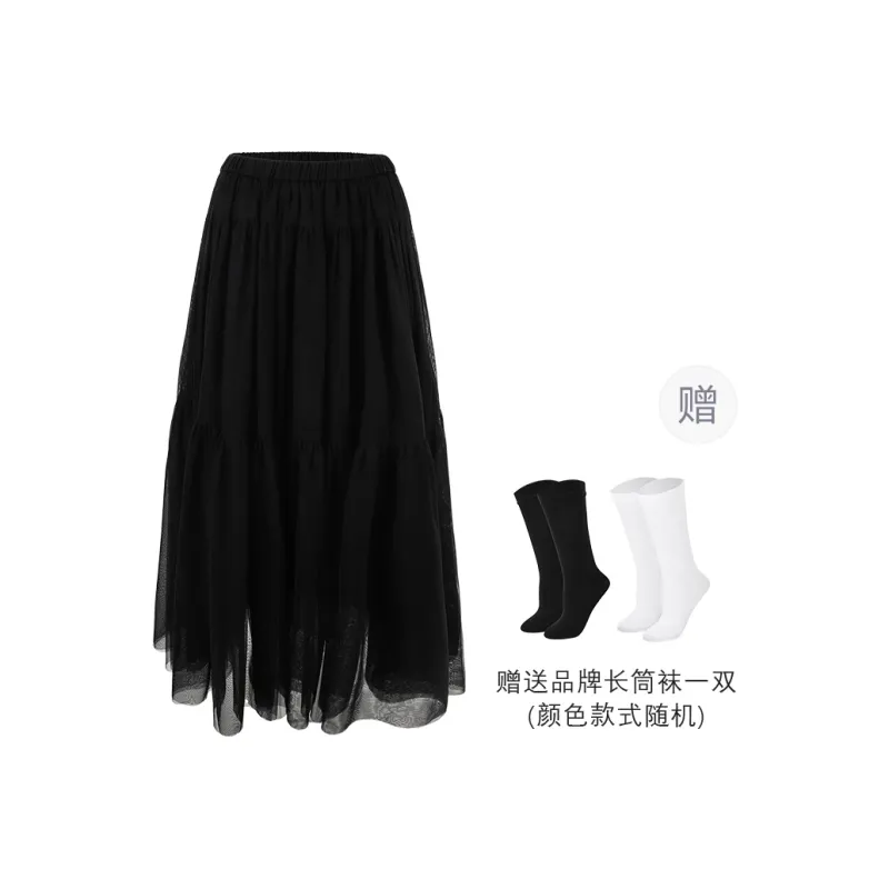 BSEVENI Casual Long Skirts Women's-0