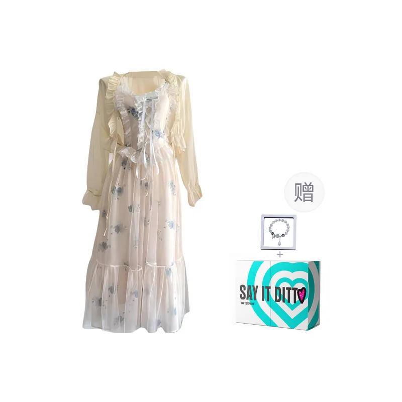 TURN UP Skirt Set Women's Light Yellow-8