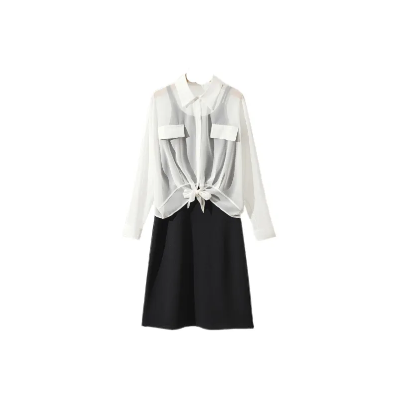 TERRE BLEUE Two Piece Skirt Sets Women's-0