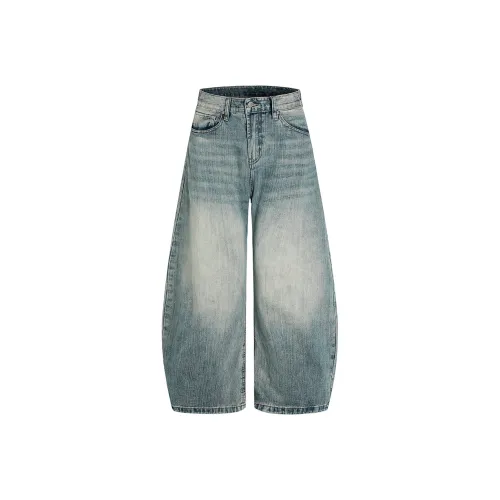 GBXM Jeans Unisex Washed Blue