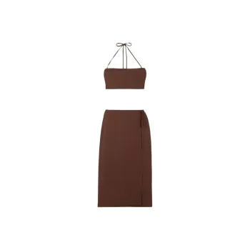 REFORMATION Skirt Set Women's Brown