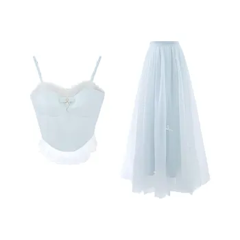 SECFLY OFFICIAL Skirt Set Women's Blue