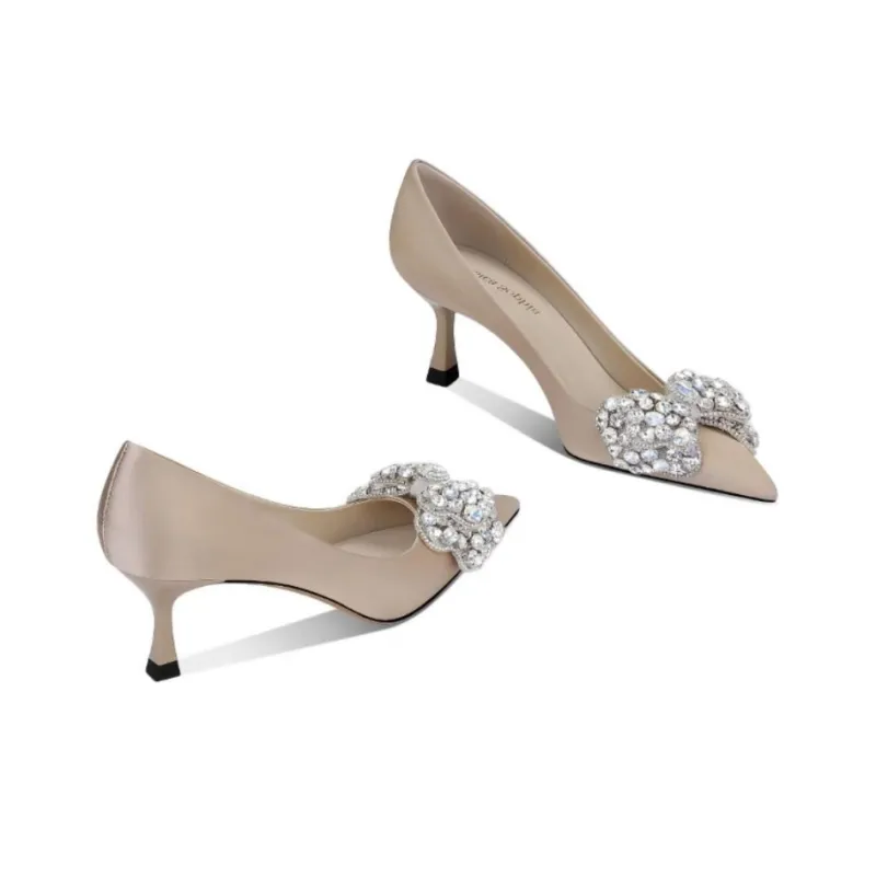 JESSICA SOPHIA Slim Heel High Heels 5.5cm Women's-4