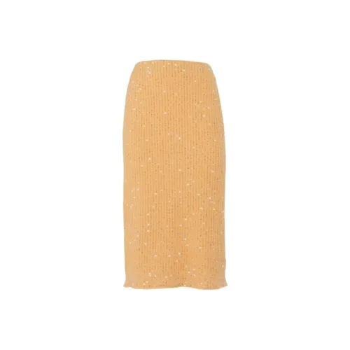 Fabiana Filippi Sequin Embellished Straight Hem Knitted Skirt