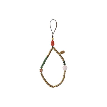 Zhiyi Sandalwood Cell Phone Pendants Unisex