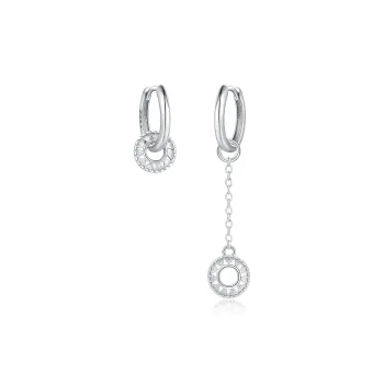 KwOnline S925 Silver Earrings Unisex