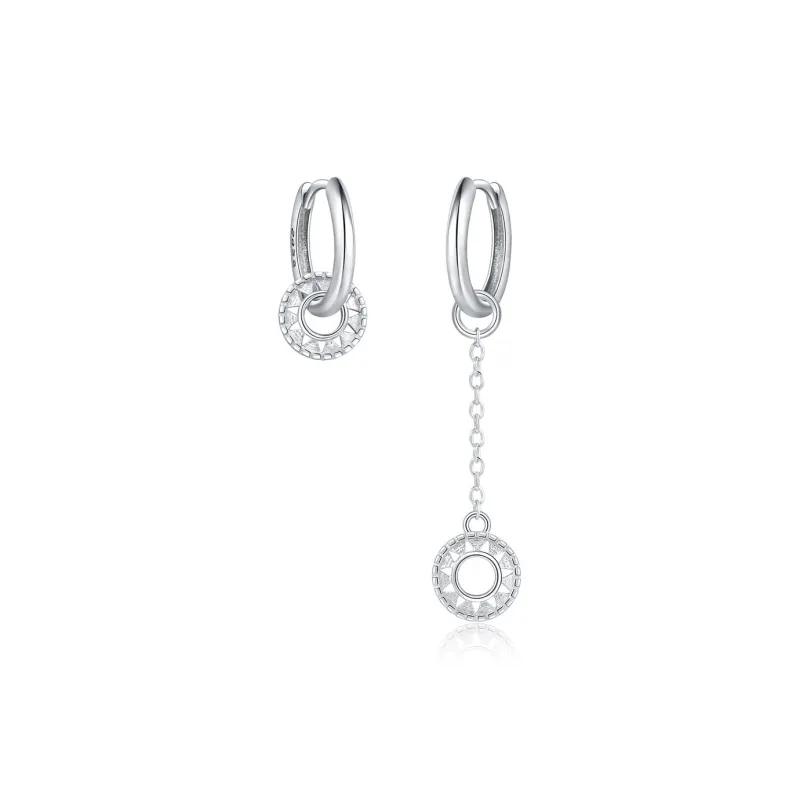 KwOnline S925 Silver Earrings Unisex-0