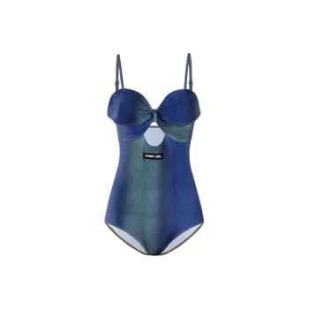 CHARM PICK One-piece Swimsuit Women's Navy Blue