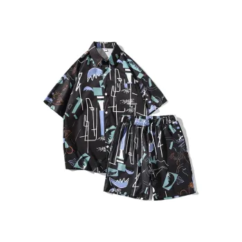 Fakeyoung Shirt Matching Set Unisex