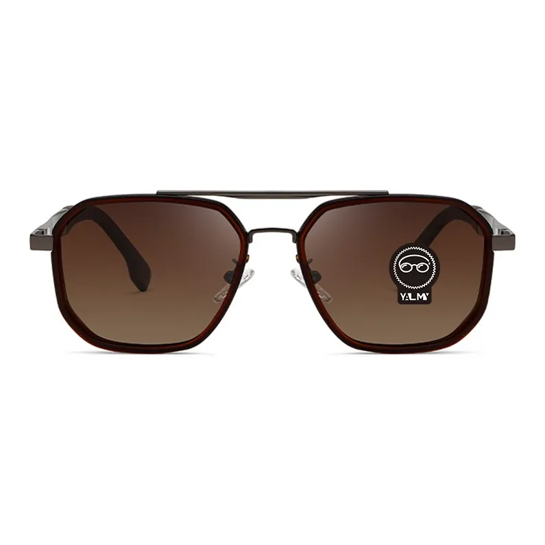 YALMY Metal Square Ink Lenses Unisex-9