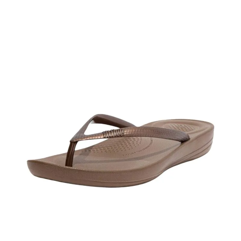 FITFLOP EVA Abrasion Resistant Flip Flops Women's Brown-1