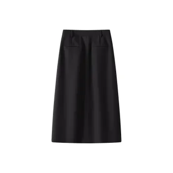 NAVIGARE Casual Long Skirt Women's Night Black