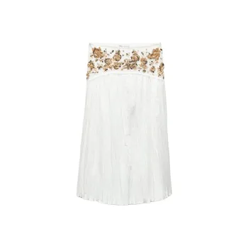 ZARA ZW Series Casual Long Skirts Women's White